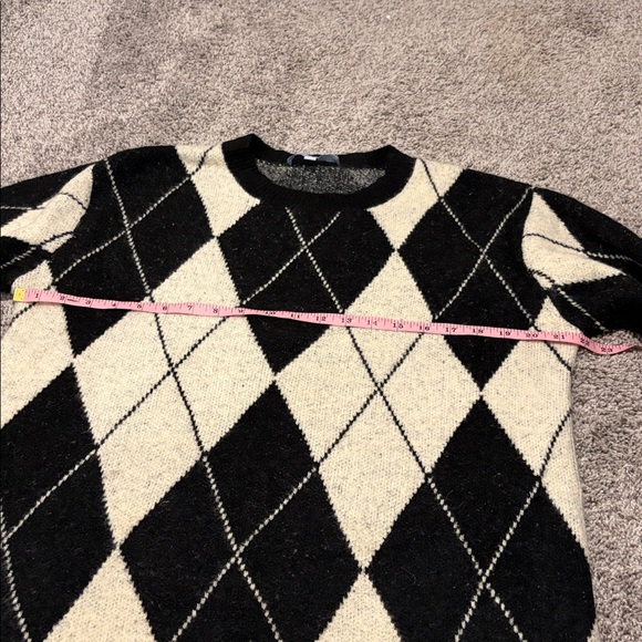 EUC Courtney Grow x Antonio Melani Cleo Argyle Sweater Dress S - Picture 6 of 10